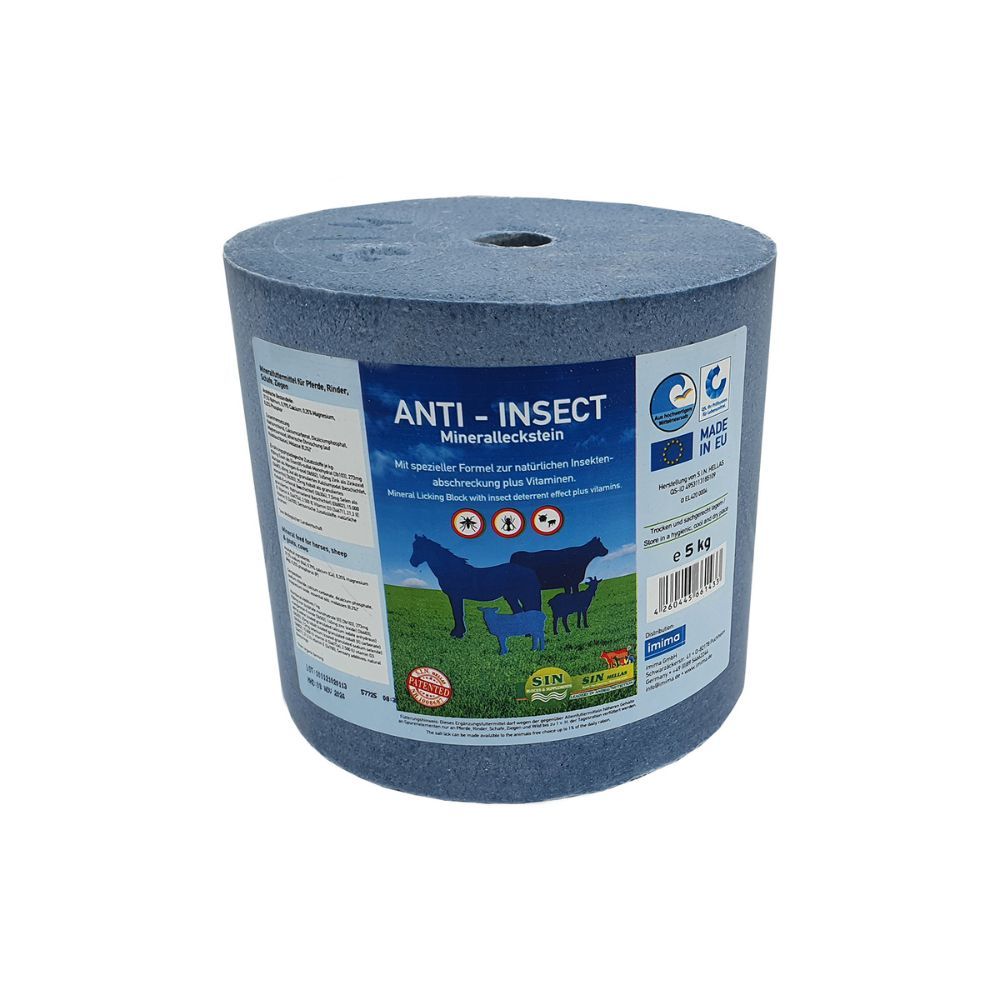 Insect repellent mineral lick stone block 5 kg UKAL