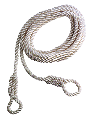 Calving rope for telescopic calving jack