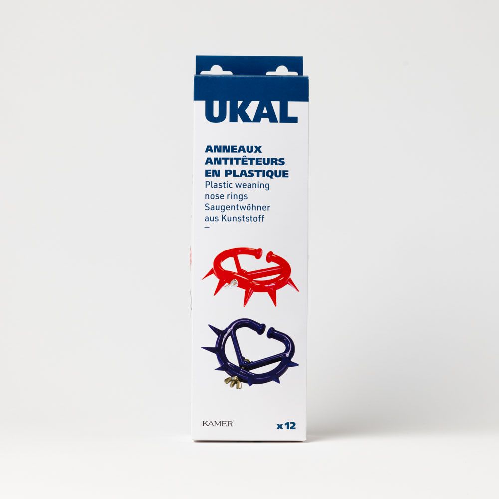 Viehsaugentwöhner Kunststoff Blau M X12