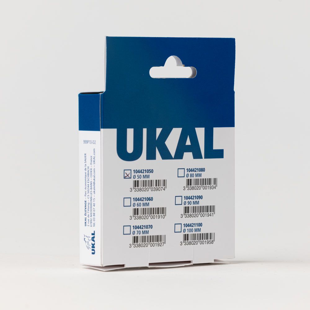 Brass bull rings 50 mm