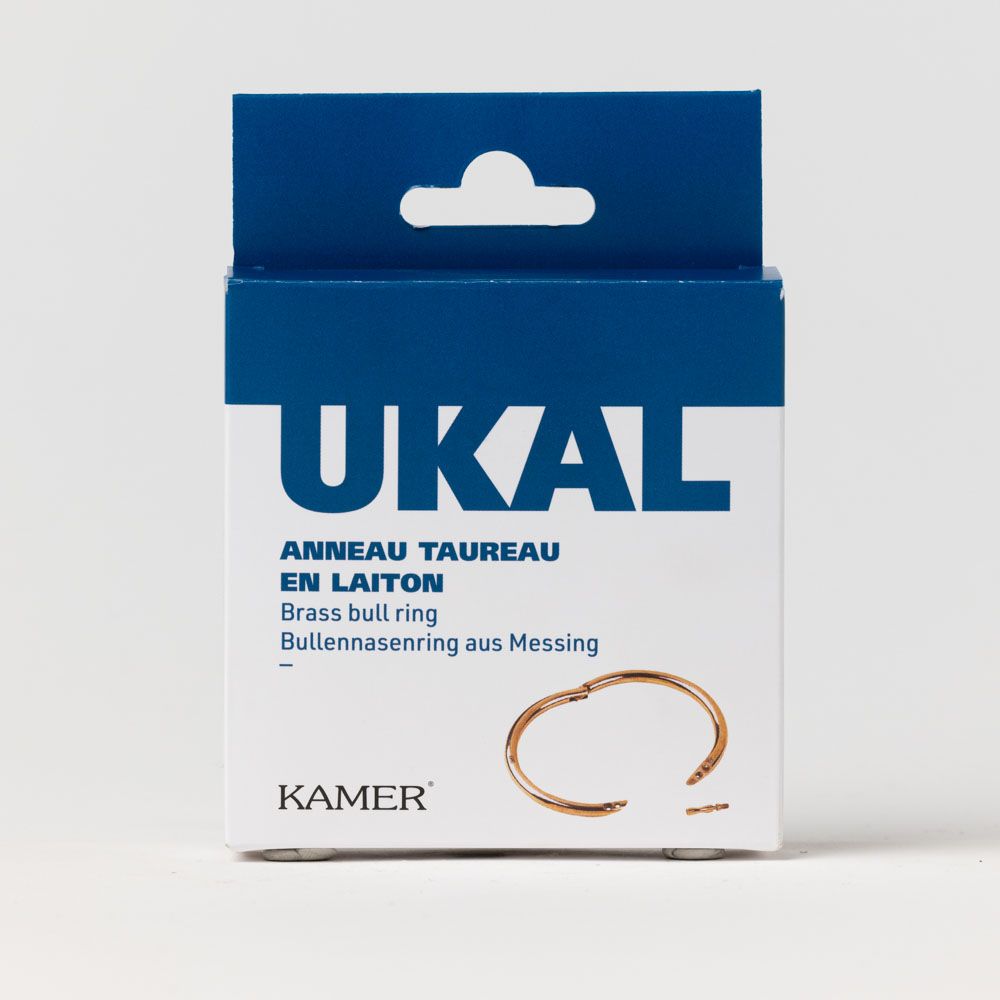 Brass bull rings 70 mm