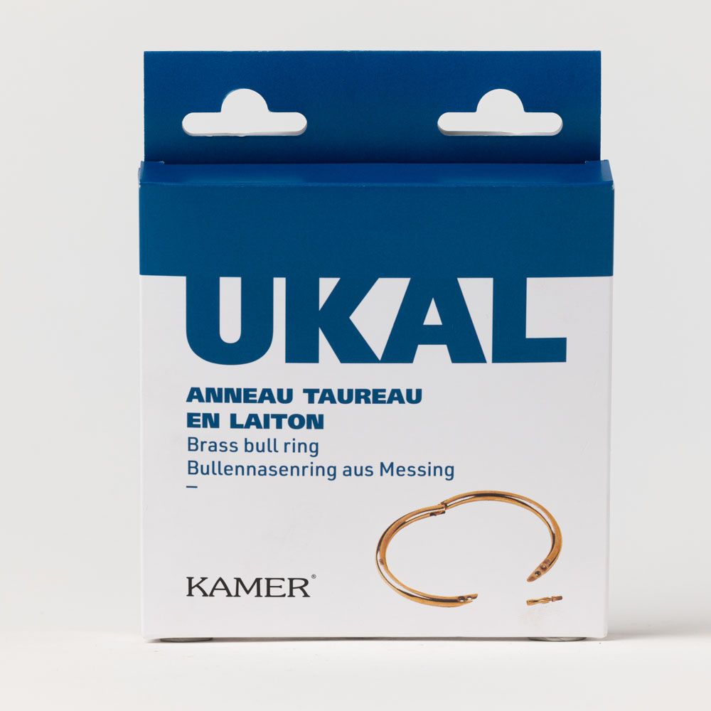 Anneau taureau en laiton diamètre 80 mm