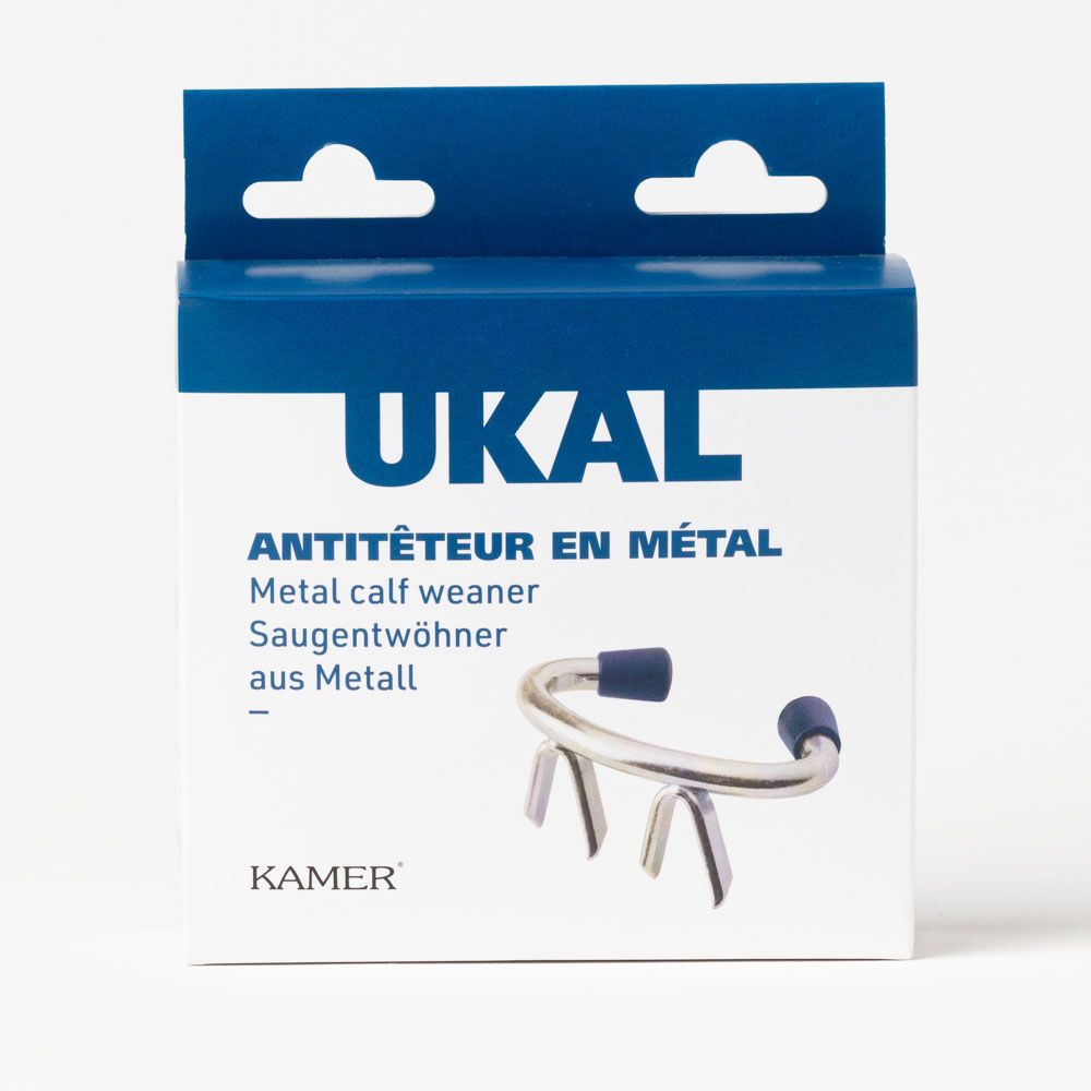 Anneaux antitêteurs en métal Ukal grand modèle par 2