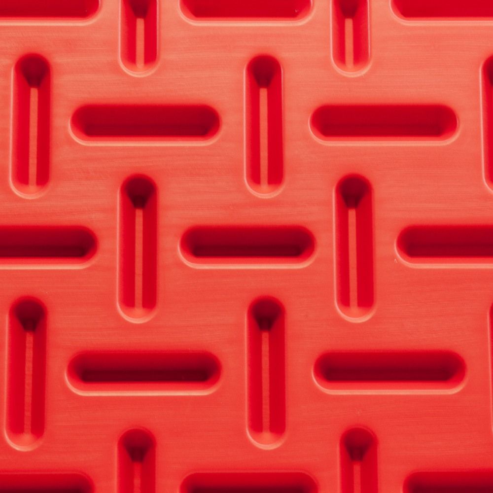 Schweineplatte, mittelgroß, rot, 97 x 76 cm, UKAL