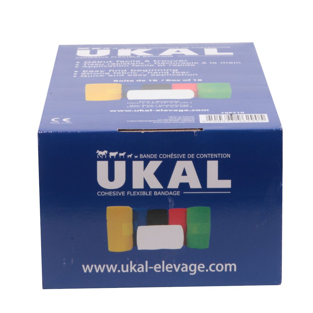 Cohesive flexible bandage, classic colors X18