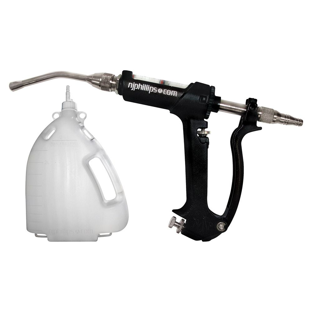 Metal oral drencher 20 ml with 2,5 l Backpack NJPHILLIPS