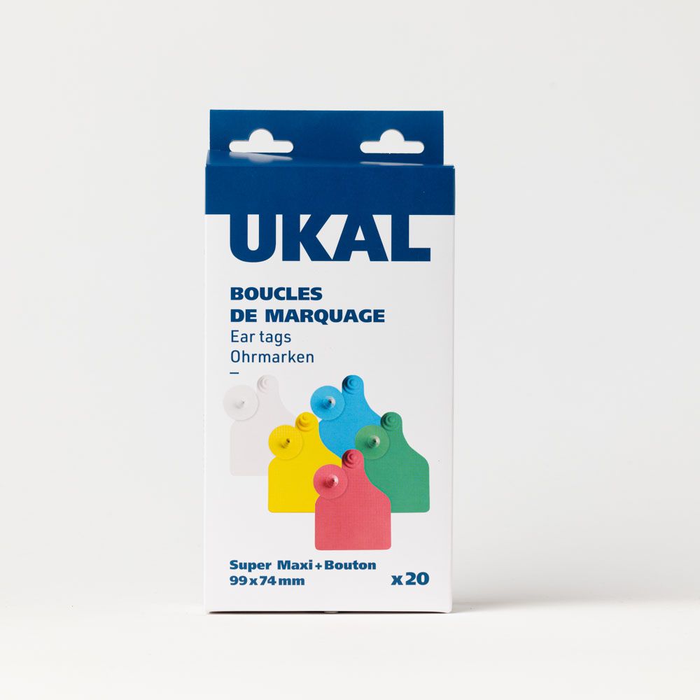 Ukaflex Super Maxi+Knopf Weiss x20