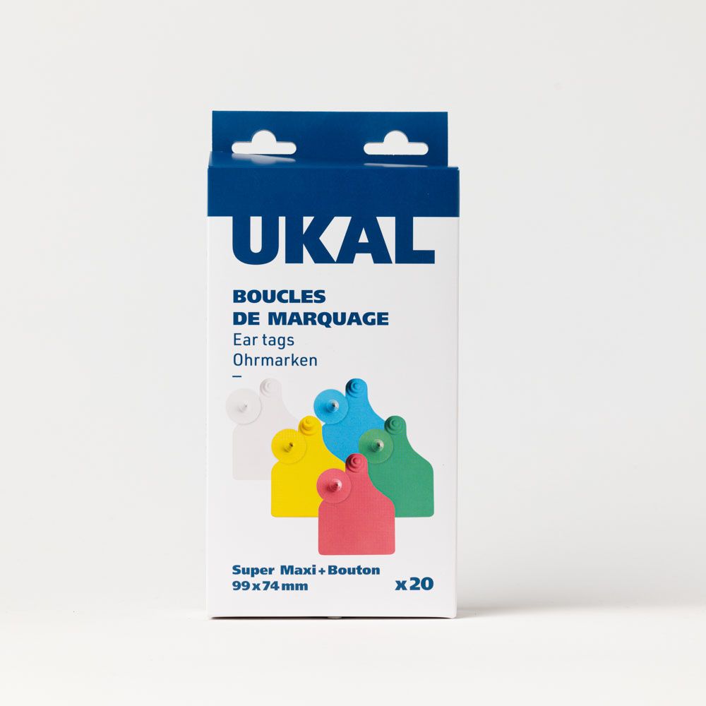 Ukaflex Super Maxi+Knopf Gelb x20