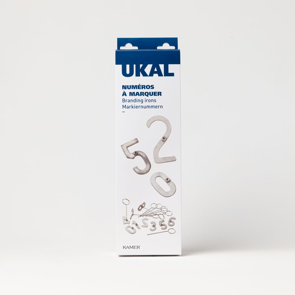 Marking brands from 0 to 9, 8cm