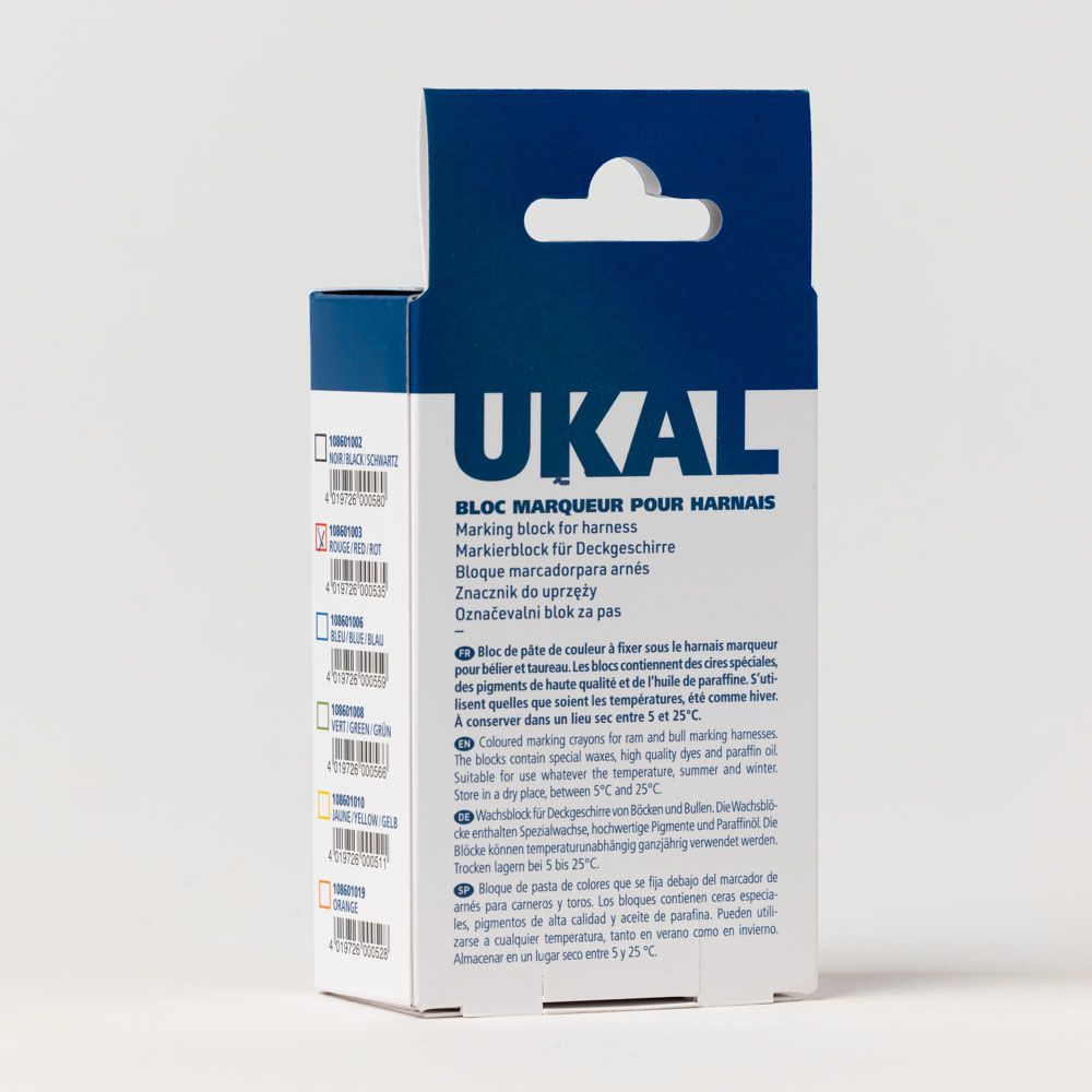 Yellow marking blocks for harness RAIDEX