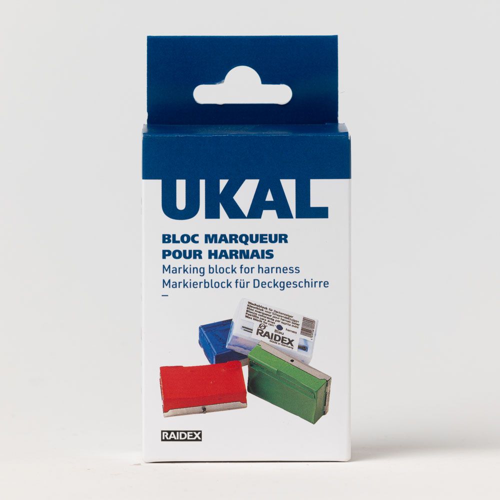 Yellow marking blocks for harness RAIDEX