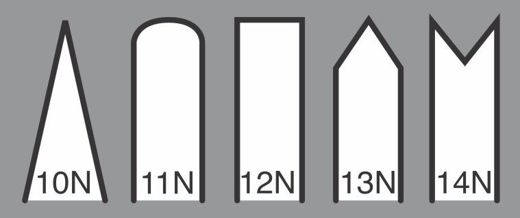 Ear notcher nickel plated 11 N