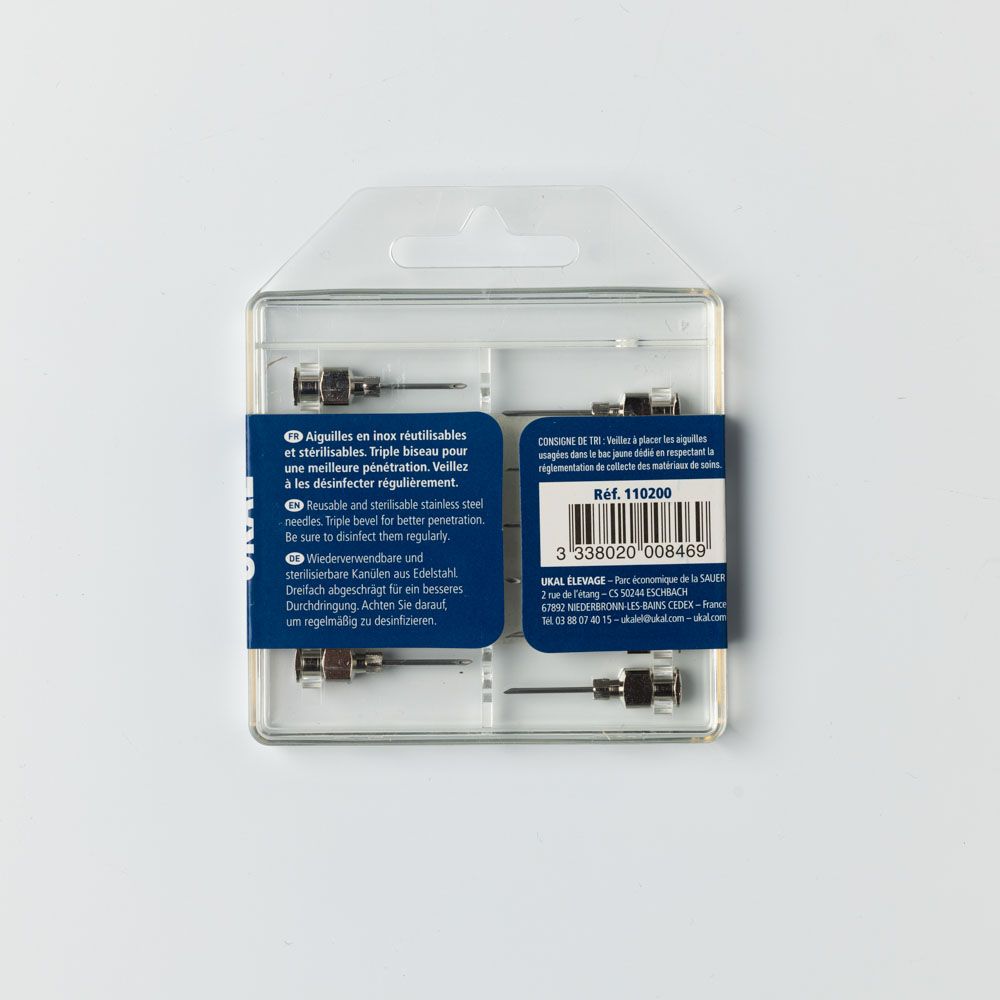 Aiguilles triple biseaux à usage multiple 15mm / 1 mm