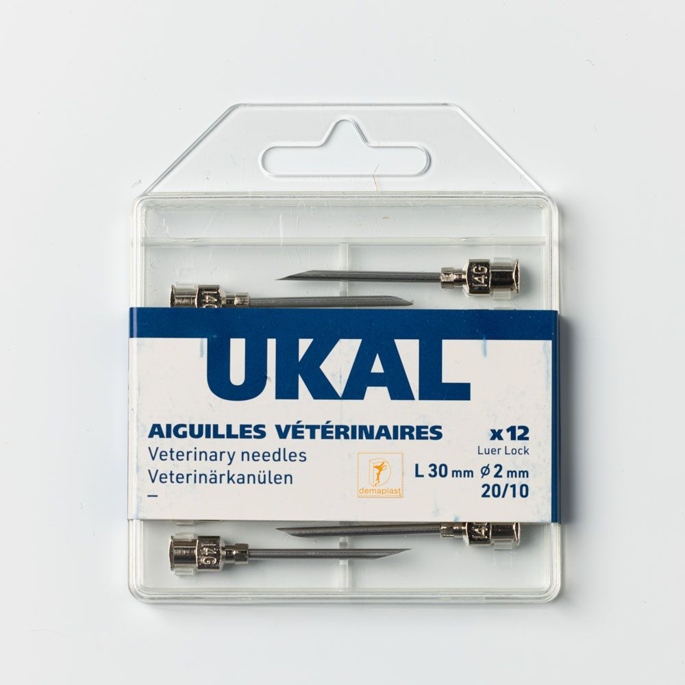 Triple edge stainless steel needles 30 mm/ 2 mm