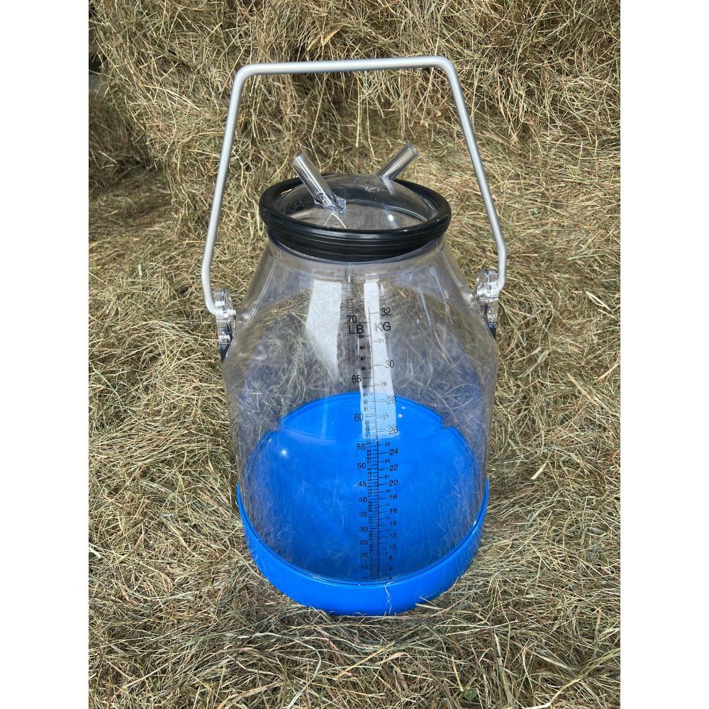 Seau à lait gradué en polycarbonate 32 L UKAL