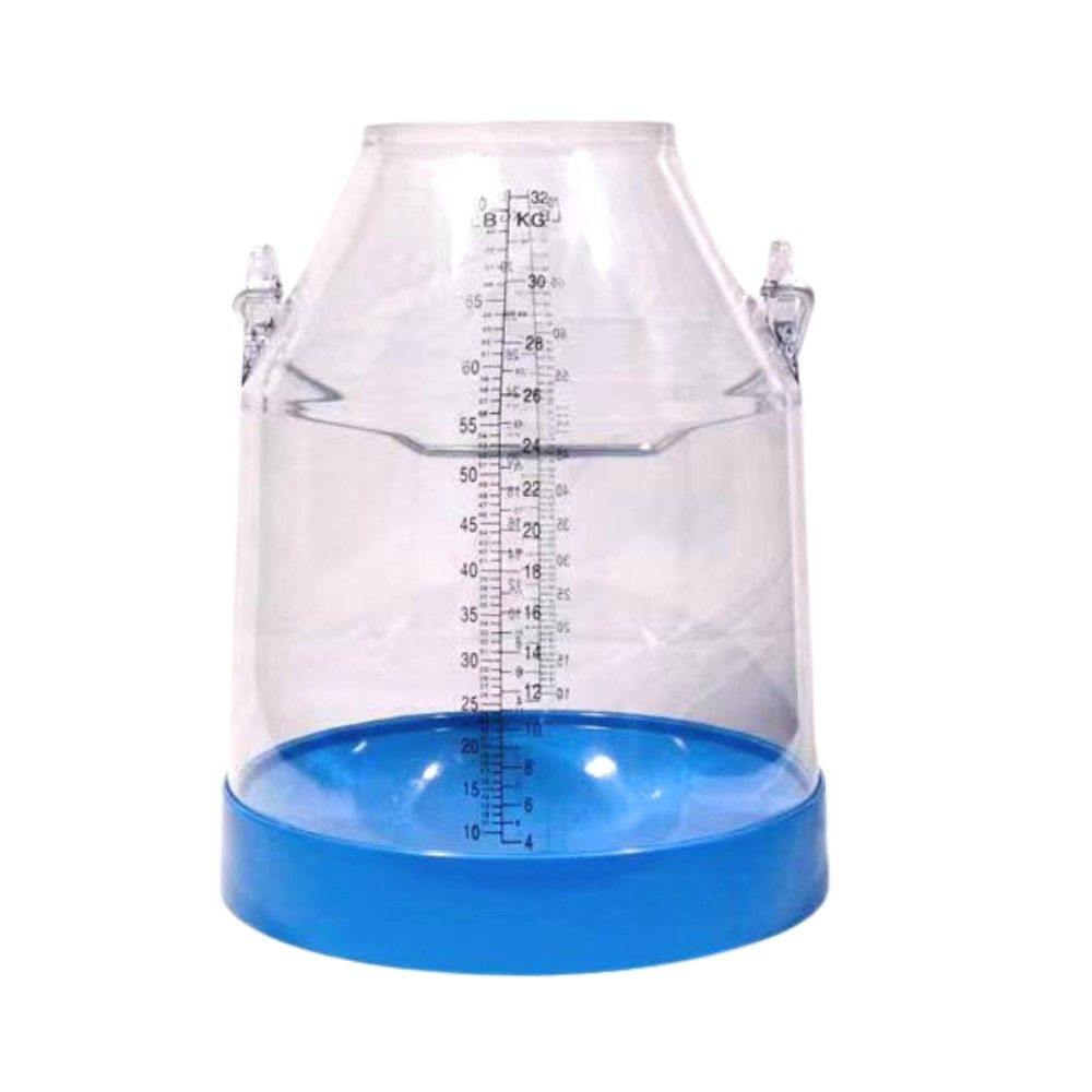 Seau à lait gradué en polycarbonate 32 L UKAL