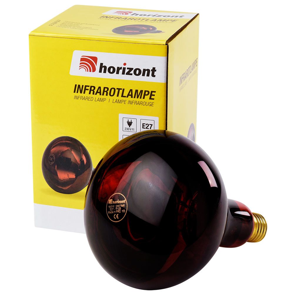 Infra-red bulb IR 150W HORIZONT 