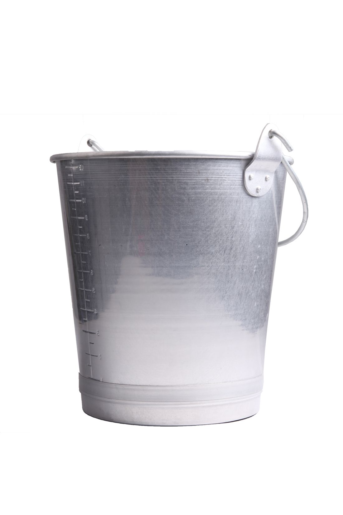Seau en aluminium avec bec verseur 12 L 