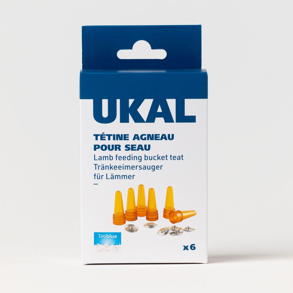 Equipement complet pour multibiberon agneau + 6 tétines + 6 clapets 