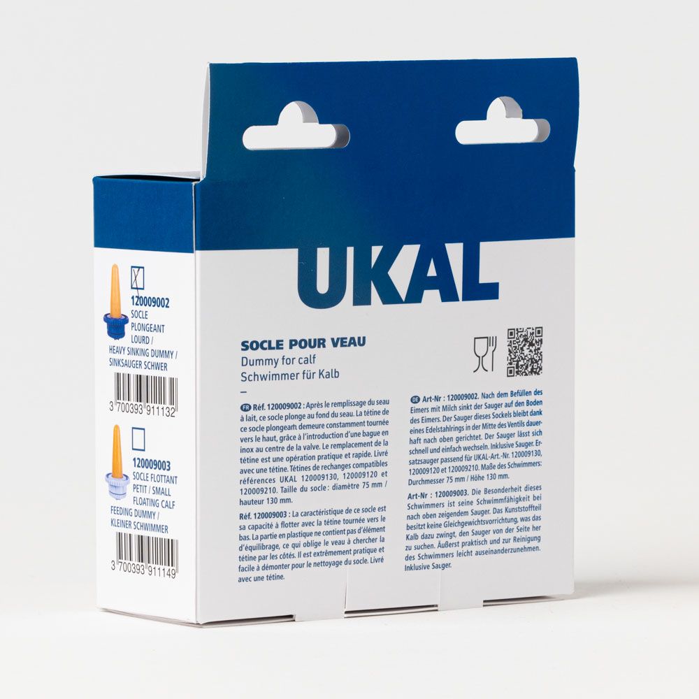 Socle flottant avec tétine petit modèle TETIBLUE