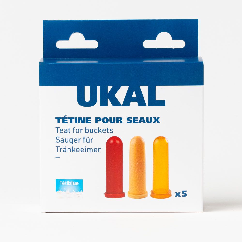 5 Sauger für Kälbertränkeeimer, 105 mm