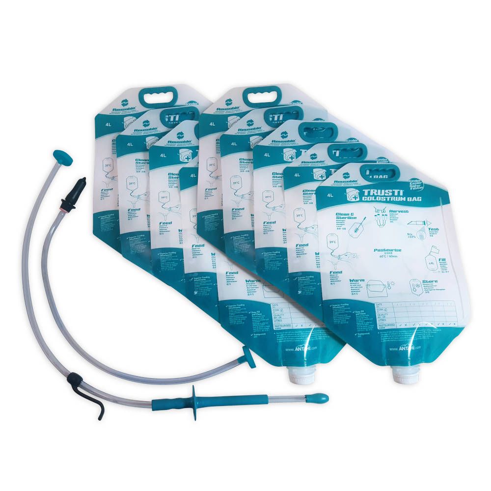 10 Sacs pour colostrum avec embout et tube ANTAHI 