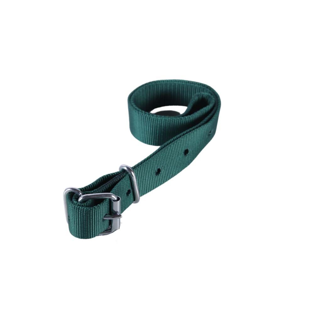 Nylon cow collar green