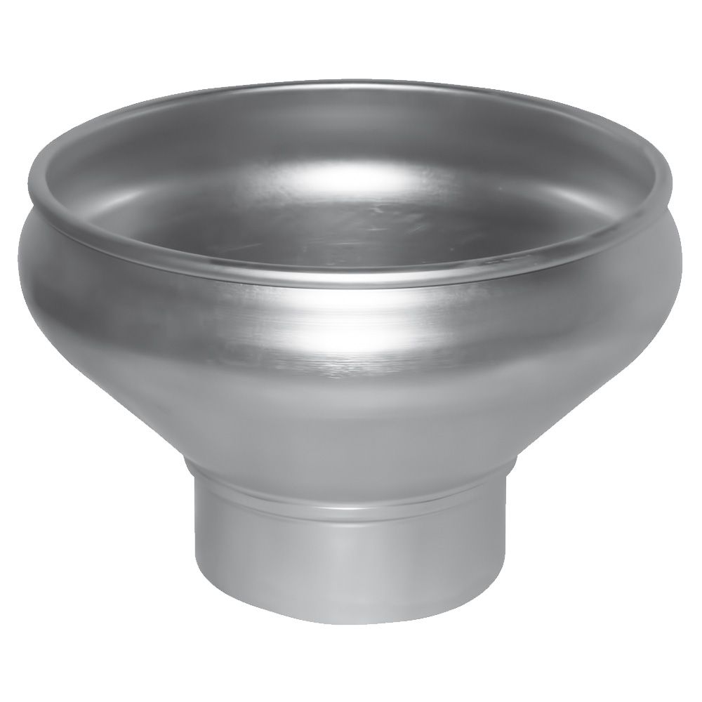 Complete aluminium milk funnel strainer