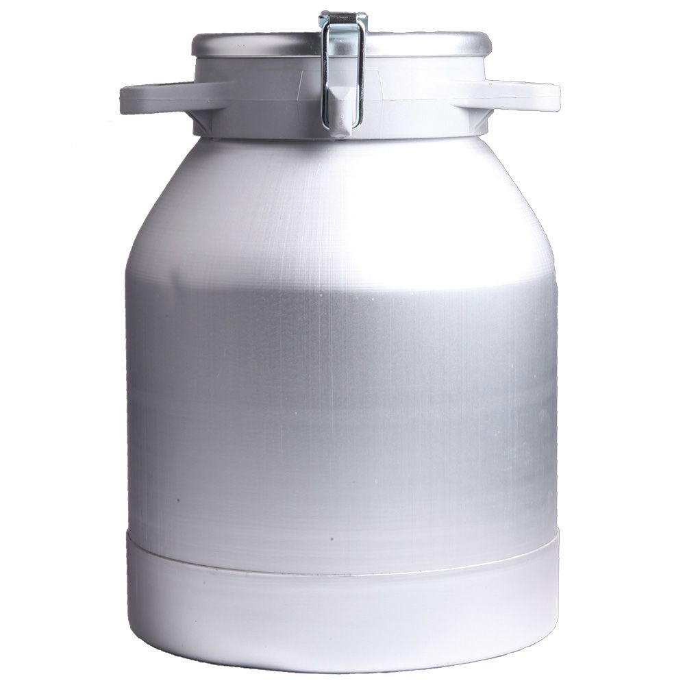 Milchtransportkanne Mit Deckel 20L Aluminium