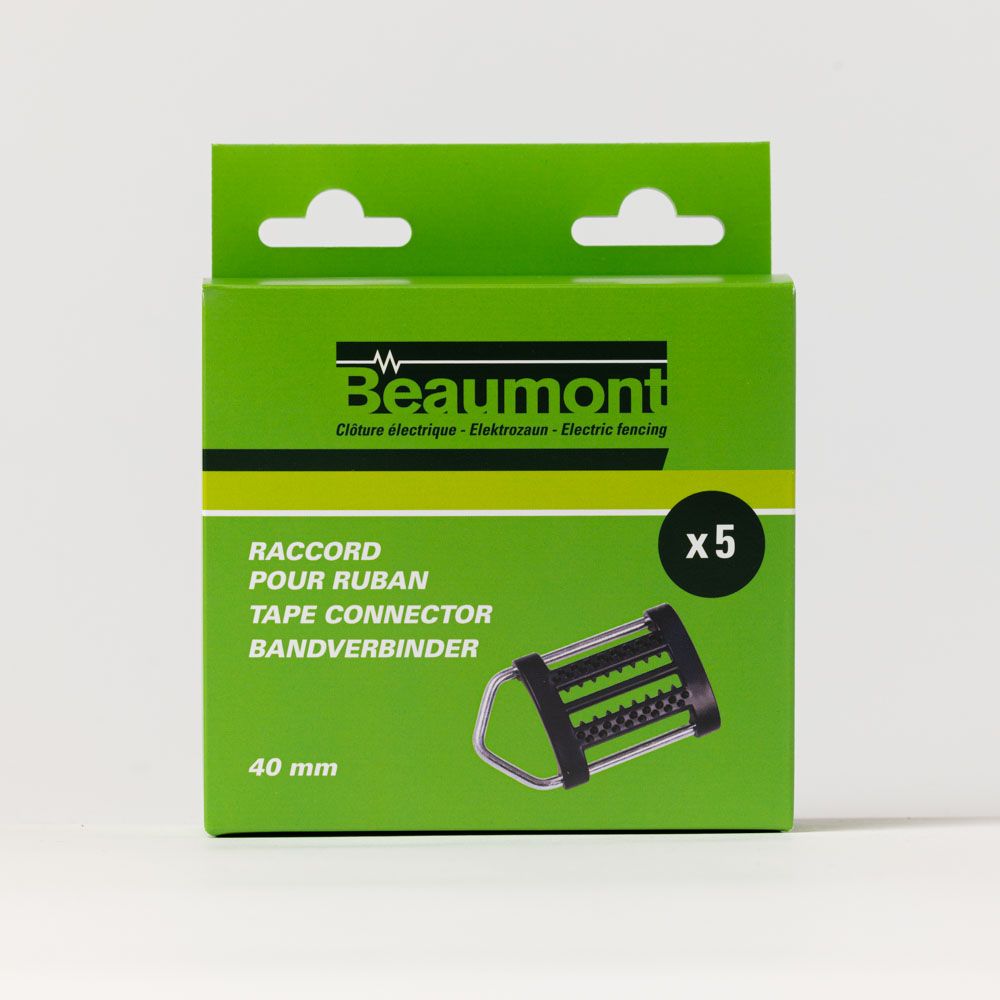 5 Connections for 40 mm tape BEAUMONT