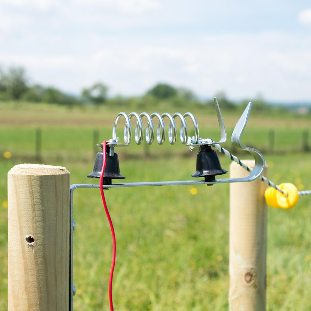 Lightning insulator with spring X1