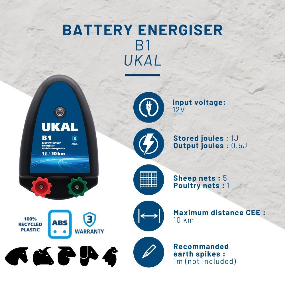 Poste batterie B1 1J/10km UKAL