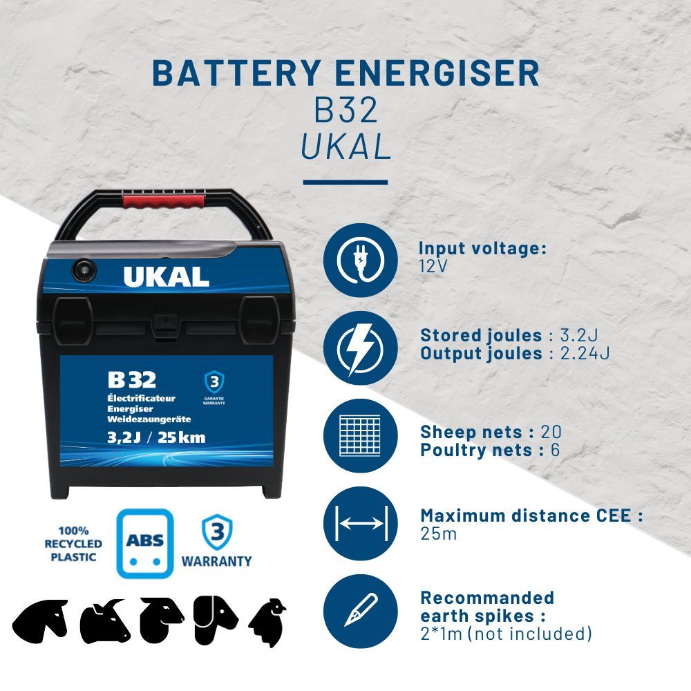 Weidezaungeräte B32 3.2J/25km UKAL