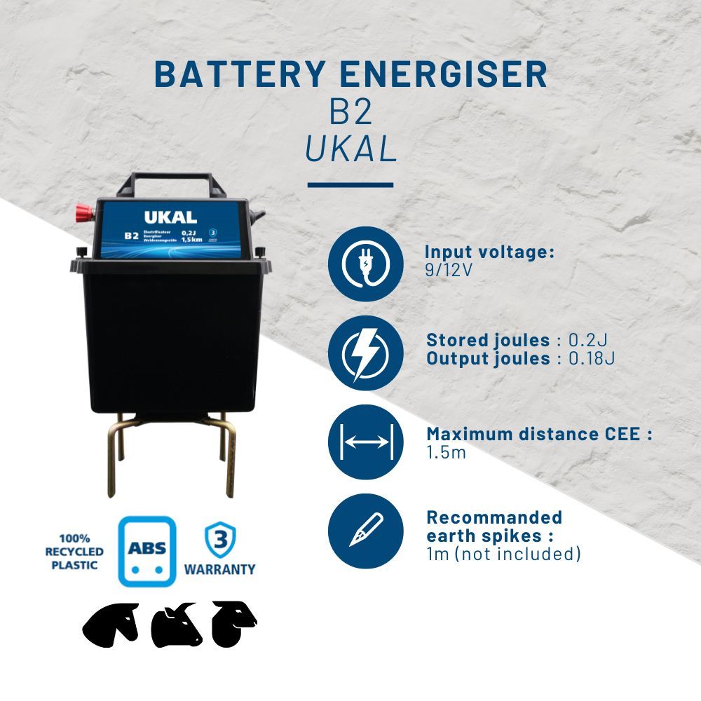Weidezaungeräte B2 0.2J/1.5km UKAL