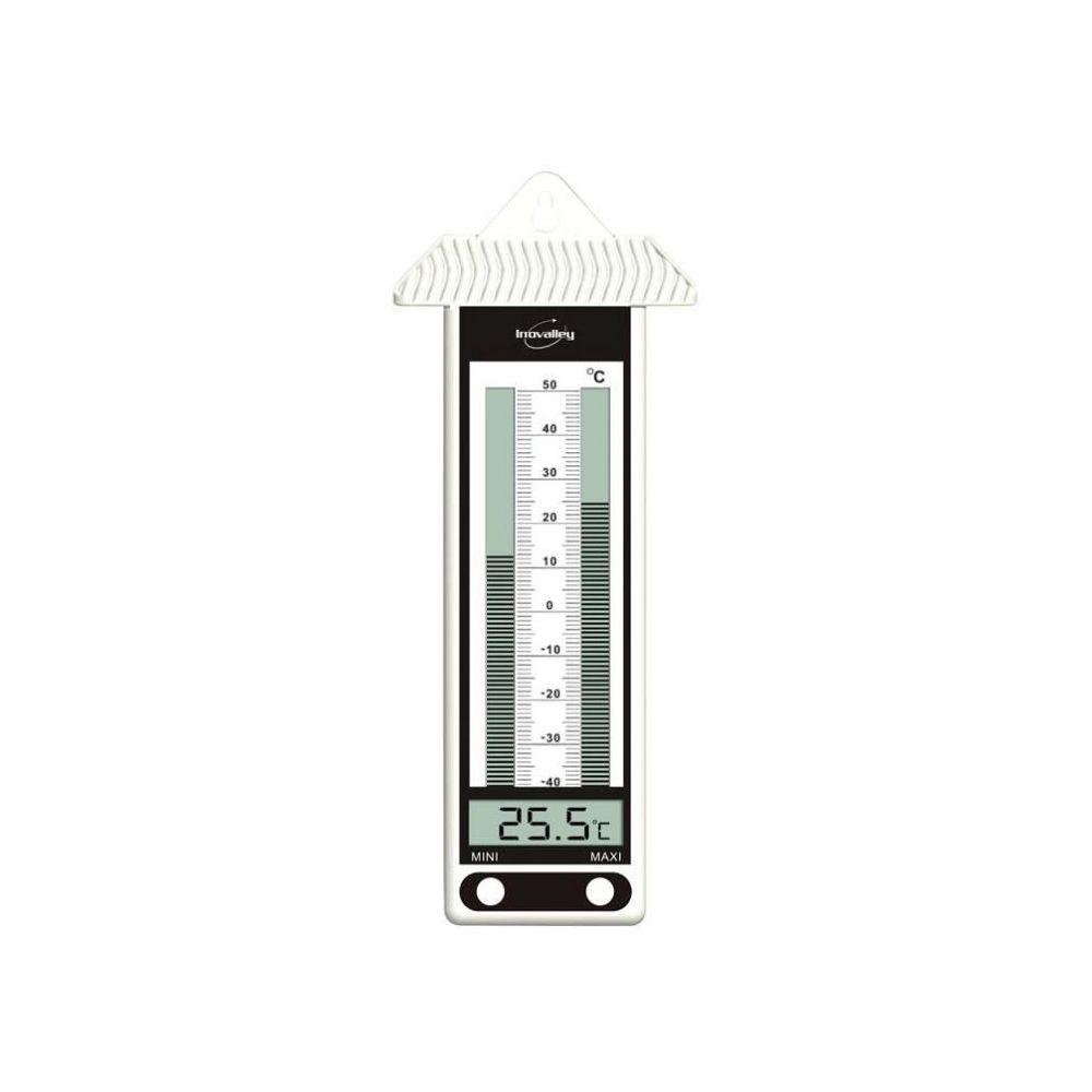 Thermomètre digital mini maxi double affichage - Ukal