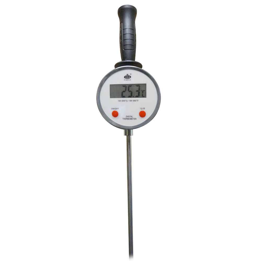 Thermomètre digital avec sonde de pénétration 300mm waterproof