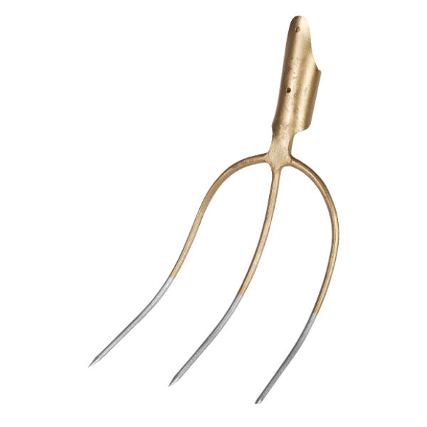 Fork with spring socket 3 teeth