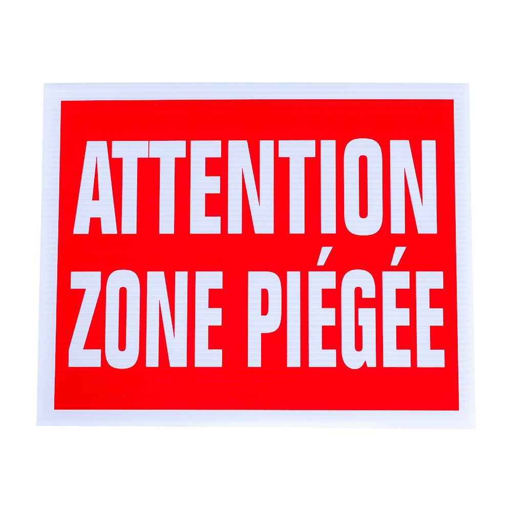 Trap zone sign BOXTRAP