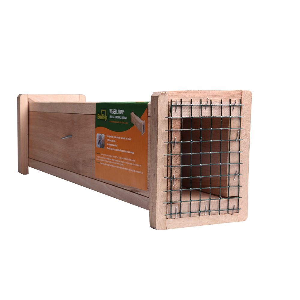 Wooden Weasel Trap - 49 x 6 x 8 cm BOXTRAP