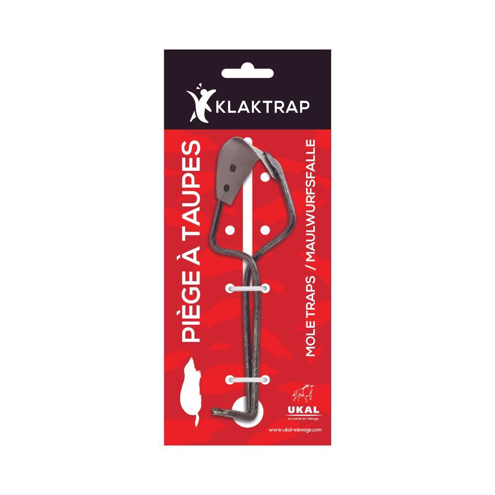2 pièges à taupe simple rivet KLAKTRAP