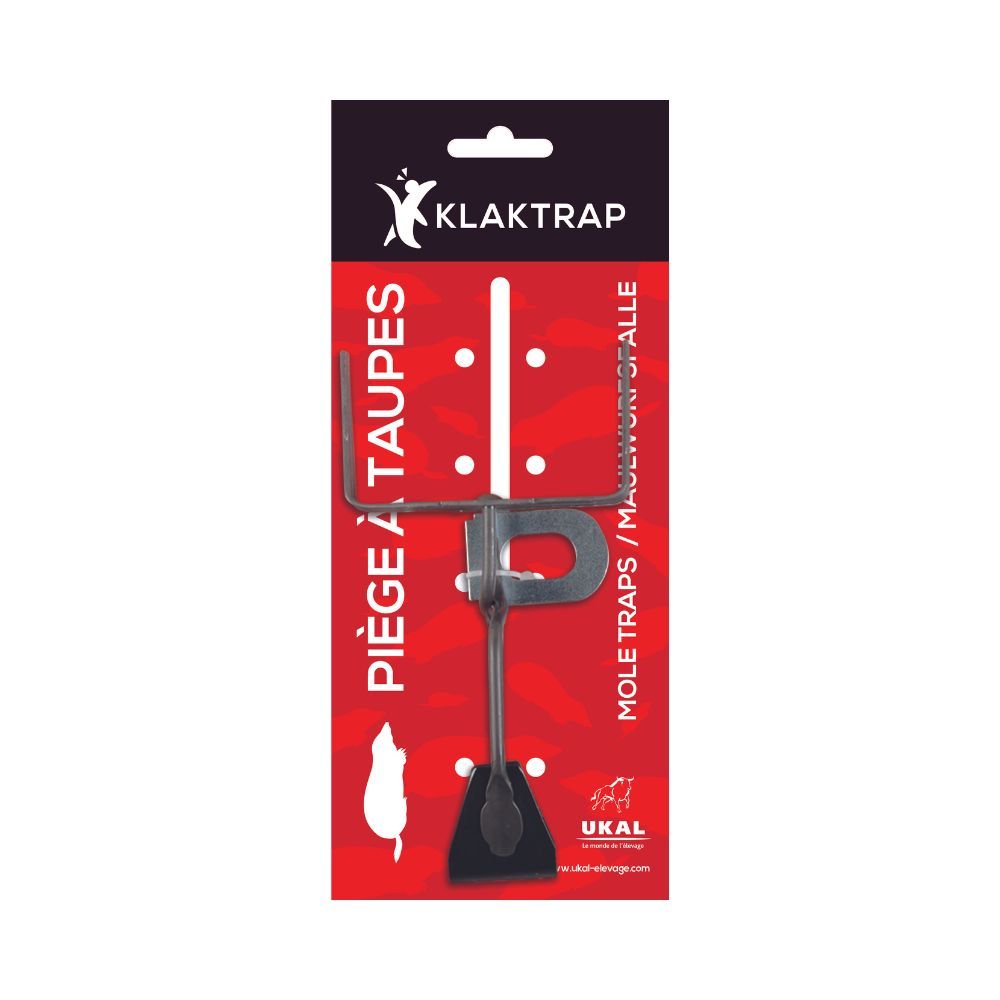 Piège à taupe double rivet KLAKTRAP
