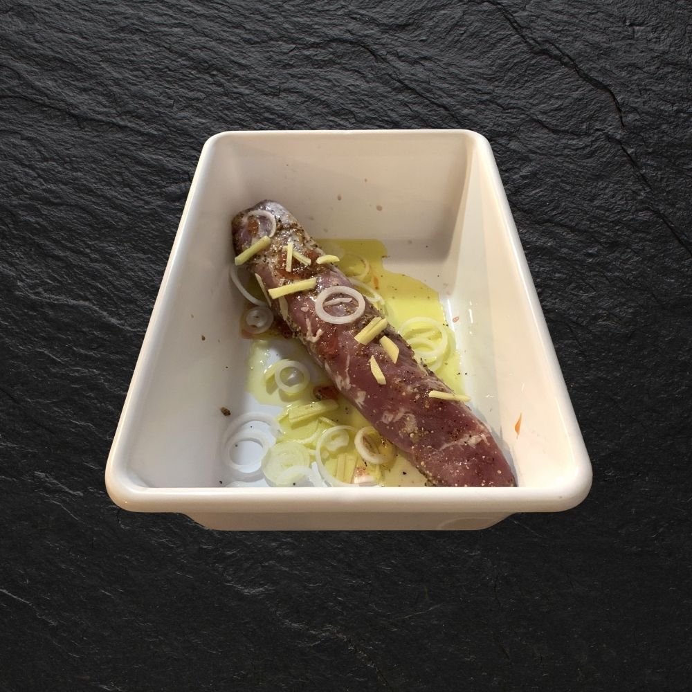 Professioneller rechteckiger Lebensmittelbehälter aus Kunststoff 20L