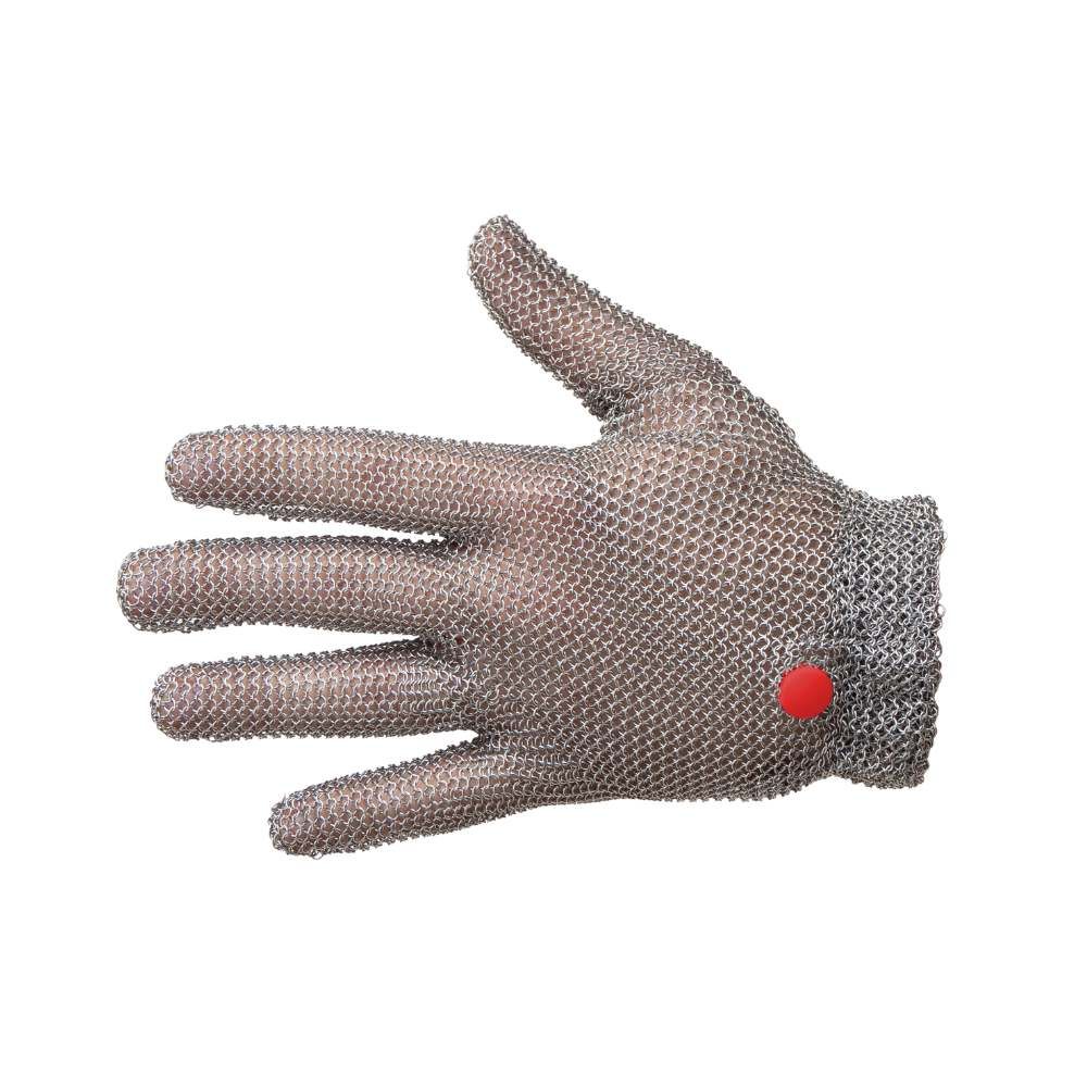 Edelstahl-Kettenhandschuh für die Lebensmittelindustrie, Größe M, WILCO