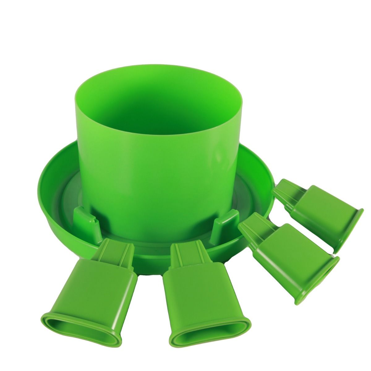 Pieds abreuvoir double cylindre Ligne Verte, x4