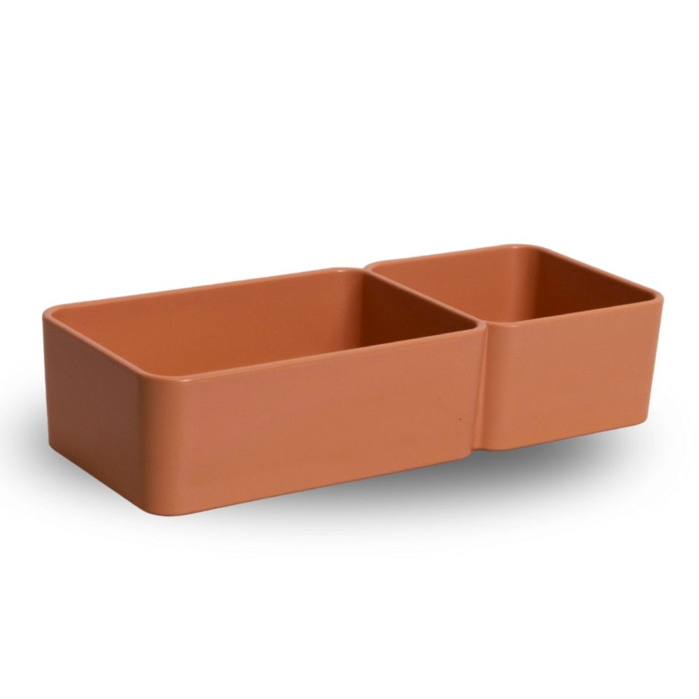 Mangeoire double beige pour rongeurs CHICK'A