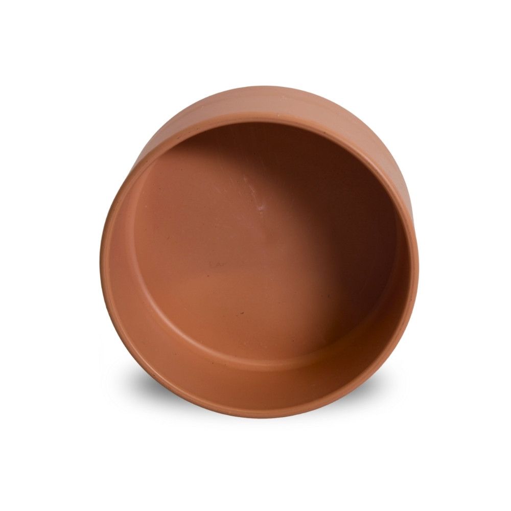 Mangeoire plastique ronde beige