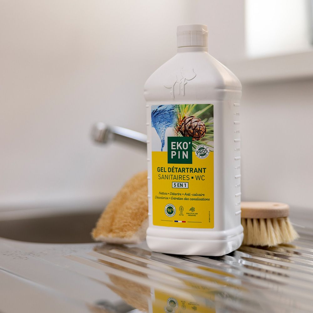 Gel détartrant sanitaires - WC 5 en 1 EKO'PIN 1L