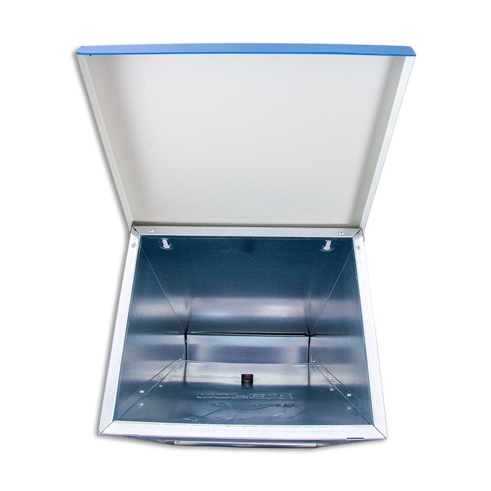 Futternapf mit Trichter aus verzinktem Blech 10L für Hunde COPELE