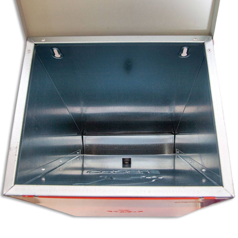 CAN-Trichter-Futterhaus aus verzinktem Blech 27 L für Hunde COPELE