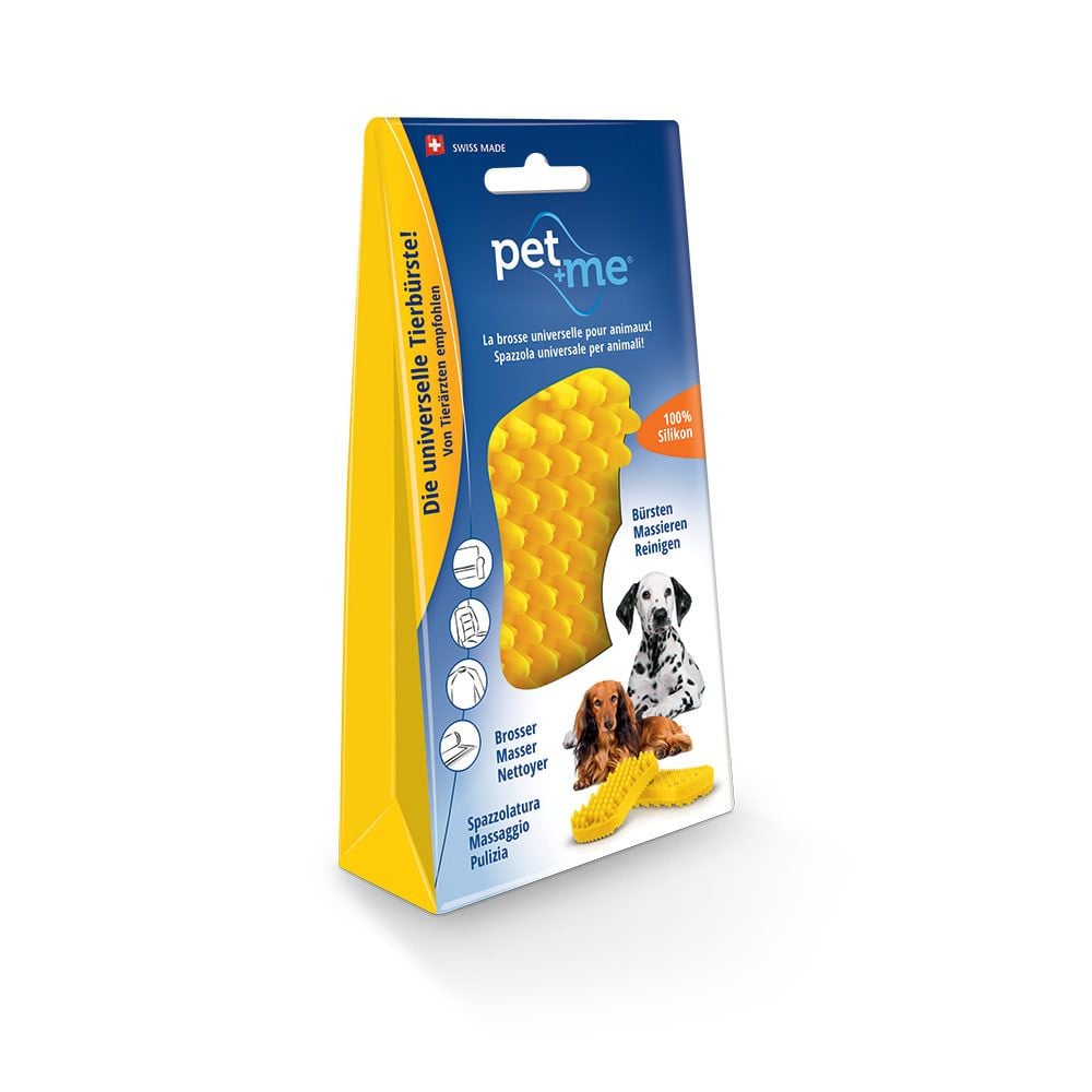 Brosse universelle grands chiens à poils courts PETME 